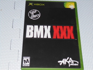 xbox*BMX XXX overseas edition poster attaching * box attaching * instructions attaching * soft attaching 