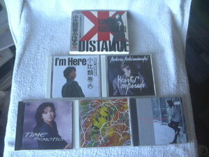 ★ 小比類巻かほる 【DISTAИCE】【I'm Here】【Hearts On Parade】【TIME THE MOTION】【Dreamin' '89-'92】【Ballade Collection】 6枚 