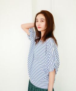 ニコアンド niko and シルケット袖コンシャスプルオーバー