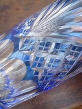 Ql521 江戸切子 グラス 伝統工芸 工芸ガラス ヴィンテージ 骨董 古玩 古道具 60サイズ_画像2