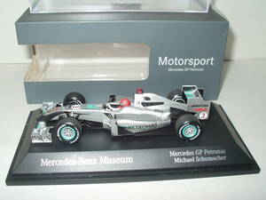 PMA Mercedes GP Petronas #3 Michael Schumacher / メルセデス-ベンツ博物館 ミニチャンプス メルセデス GP ペトロナス ( 1:43 )