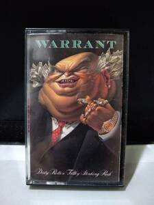 C5987　カセットテープ　ウォレント Warrant　Dirty Rotten Filthy Stinking Rich　マネー・ゲーム