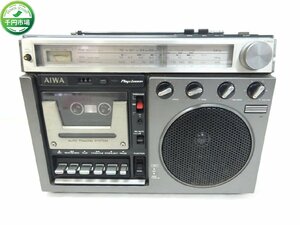 【OS-3004】AIWA アイワ TMR-400 3BAND RADIO LL CASSETTE RECORDER ラジカセ 昭和 レトロ ジャンク【千円市場】