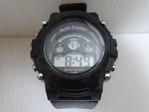 Неиспользованная голубая планета Digital Watch CR2032 G212