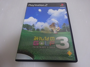 美品 PS2 ソフト みんなのGOLF3 