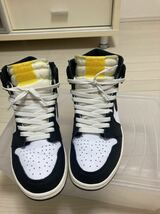 NIKE AIR JORDAN 1 RETRO HIGH OG Volt Gold US9 27cm_画像3