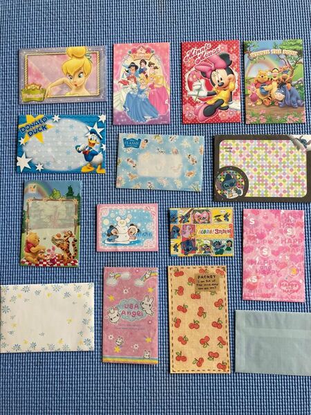 【再値下げ】平成レトロ ディズニー封筒 まとめ売り 15枚