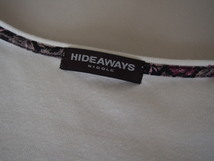 ハイダウェイニコル★長袖Ｔシャツ★ロンＴ★カットソー★箔プリント×英字レタリングプリント★サイズ48★HIDEAWAYS NICOLE_画像7