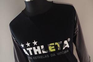 アスレタ★六分袖Ｔシャツ★ラグラン★プリント★Ｍサイズ★ATHLETA