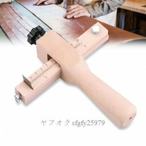 L662☆新品調節可能なレザーストラップカッター 革細工ストリップベルト diy 切断木製ストリップカッター 5シャープブレード 革ツール