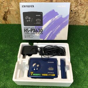 [じ EC]アイワ AIWA HS-PX630 リモコン付きステレオヘッドホン ステレオカセットプレイヤー ジャンク
