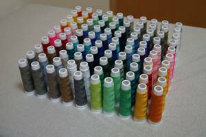  postage included //60 number Span sewing-cotton 100 pcs set / polyester made * to coil lock 