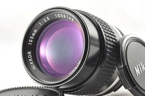Nikon ニコン NIKKOR Ai-s 105mm F2.5 単焦点 中望遠 レンズ ニッコール Fマウント 1:2.5