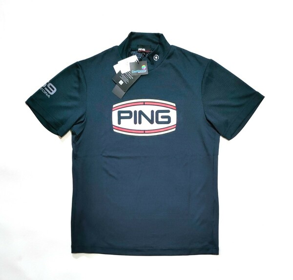 新品　PING ピン　ping ストレッチ モックシャツ