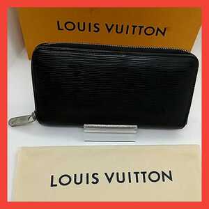 【良品】ルイヴィトン エピ ジッピー ウォレット ノワール ブラック 黒 長財布 m60072