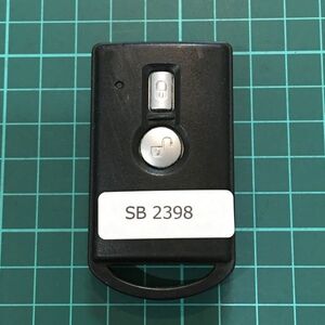 SB 2398スバル 送198円 純正 キーレス リモコン スマートキー ステラ プレオ　RN1 RN2 等 2B ２ボタン