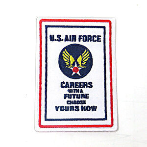 【刺繍パッチ】US AIR FORCE 腕章 PATCH ワッペン　TP-18