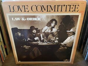 LOVE COMMITTEE LAW & ORDER LP US ORIGINAL PRESS!! ガラージクラシック ダンスクラシック