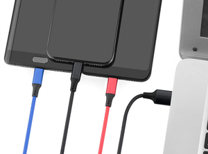 3in1 充電ケーブル type-c 充電ケーブル USB Type C Micro USB ケーブル iPhone android type-c 同時給電可