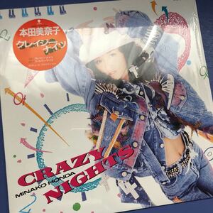 美品 本田美奈子 Crazy Night クレイジーナイツ 12インチ シュリンク付 レコード 5点以上落札で送料無料L