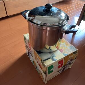 PASTA POT ALDENTE アルデンテ SH-6690 18-8ステンレス製パスタポット 寸法22cm 容量7.3L パスタ鍋 両手鍋 寸胴鍋