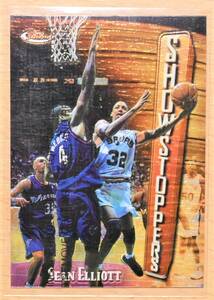 SEAN ELLIOTT (ショーン・エリオット) 1996 TOPPS FINEST SHOWSTOPPERS トレーディングカード 【NBA,サンアントニオ・スパーズ,SPURS】