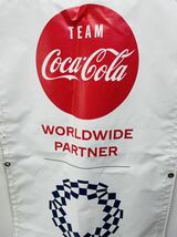 東京オリンピック2020コカ・コーラ　旗幕　COCA COLA　非売品　白　絶版品　レア　　X70_画像5