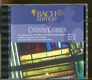 C6805 中古CD ●輸入盤 BACH EDITON CANTATAS/KANTATEN BWV 146,28&48 CD133