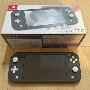 Nintendo Switch LITE 本体 スイッチライト 中古 グレー