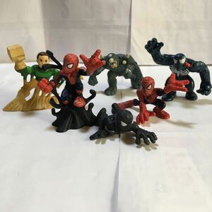  Spider-Man mini figure 6 body guarantee ktik hero zma- bell is zbroMARVEL black Spider-Man benom