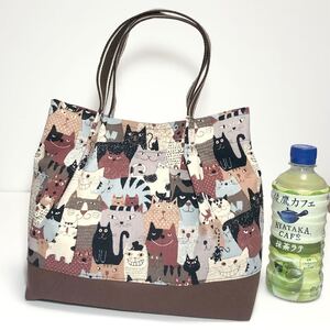 ねこ柄バッグ
