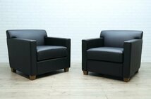 ■【F0867】★美品★フィリップ・ユーレル★カッシーナ ・イクスシー★Cassina ixc★CAPTAIN★キャプテン ソファ★2脚★応接★総革★_画像1