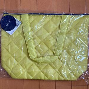エコバッグ ファスナー付き 保冷バッグ イエロー