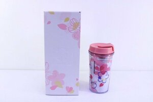 ●【未使用】STARBUCKS スターバックス スタバ SAKURA2018 タンブラー ホワイト【10765865】