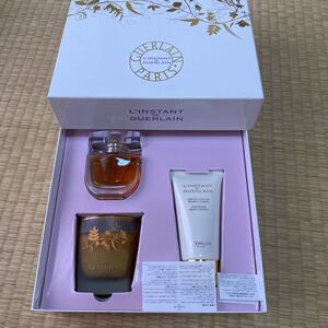 化粧品 香水 ゲラン ランスタン ド ゲラン L’INSTANT DE GUERLAIN オーデパルファン ボディローション クリスマスキャンドル まとめて