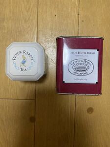 ラッフルズホテル 紅茶 缶 モーニングティー morning tea raffles hotel blend シンガポール グッズ ノベルティ ピーターラビット