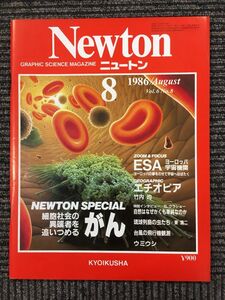 Newton( новый тонн )1986 год 8 месяц номер маленький . общество. необычность край человек .. когда ....