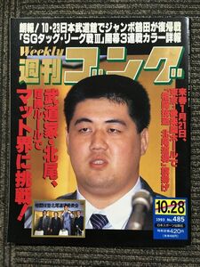 週刊ゴング 　1993年10月28日号 No.485　/ 武道家・北尾、喧嘩ルールでマット界に挑戦！