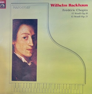 【LP】Chopin, Wilhelm Backhaus 12Studi Op.1012Studi Op.25　伊盤