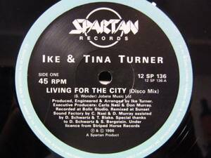 12inch IKE & TINA TURNER / Living For The City / Push 5枚以上で送料無料