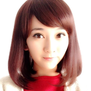 . goods person wool 100%*bare not Bob wig full wig F78 black 