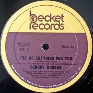 【Disco 12】Denroy Morgan / I'll Do Anything For You
