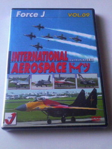 AIR SHOW 2002年 5月 vol.09 DVD シューエンフェルト空港　新品　エア ショー International Aerospace ’02 Force J ドイツ