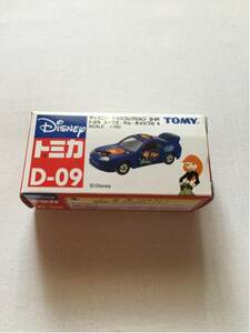 青 D-09 トヨタ 80スープラ キム ポッシブル R トミカ ディズニー　TOYOTA ミニカー　ミニチュア　TOMICA 新品　TOMY Disney コレクション