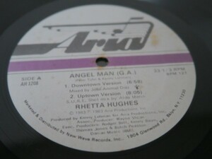 12'*RHETTA HUGHES/Angel Man (G.A.) DISCO/ boogie 