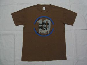 ★ 10-FEET MOB Tシャツ sizeS ブラウン ★古着 WANIMA マキシマムザホルモン 京都大作戦 AIR JAM PIZZA OF DEATH ロック ライブ ツアー