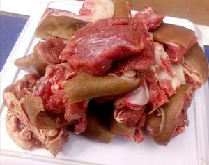 皮付き山羊肉　1kg （ハラール）　 送料無料