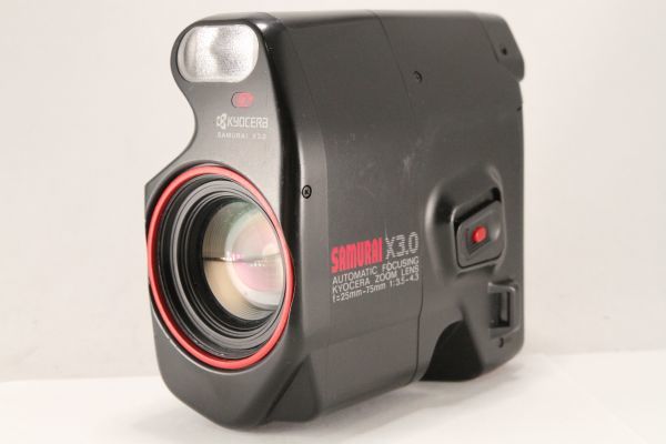 印象のデザイン 希少完動品 フィルムカメラ X3.0 SAMURAI Kyocera フィルムカメラ
