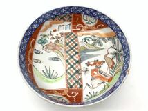 【古陶器】伊万里/古伊万里　白磁色絵『吉祥鶴亀図　盛付鉢』　径18.2cm　　骨董/時代物/アンティーク陶器　定形外可　M0624B_画像2