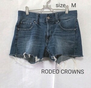 RODEO CROWNS　ロデオクラウンズ　デニムショートパンツ　レディースパンツ